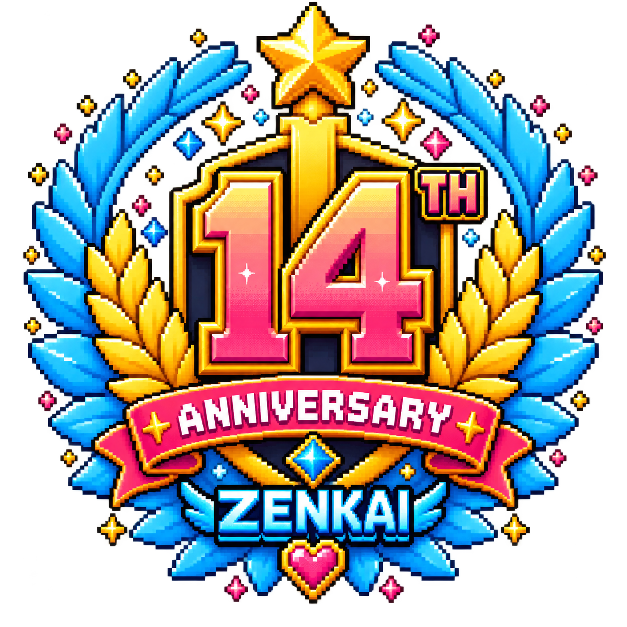 Zenkai Online 14th Anniversary badge
